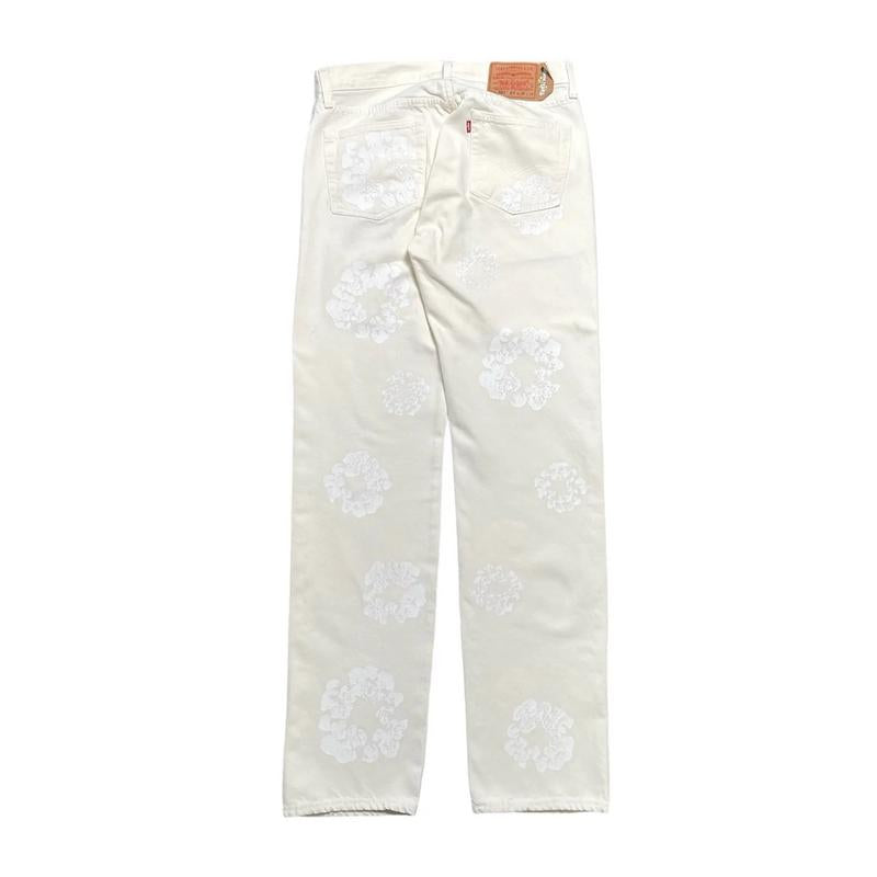 Denim Tears x Levi's Cotton Wreath Jean White/White