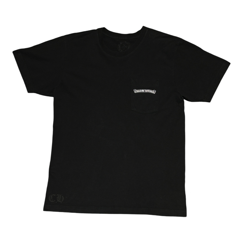 Chrome Hearts Script Letter Logo T-shirt Black