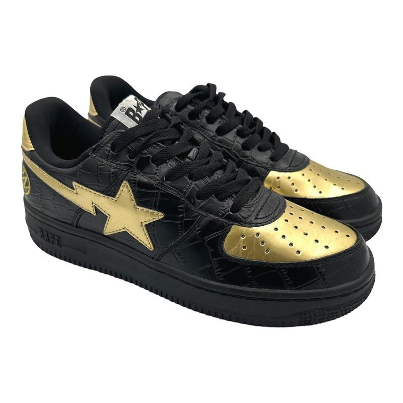 BAPE x 24k Bapesta Black Gold