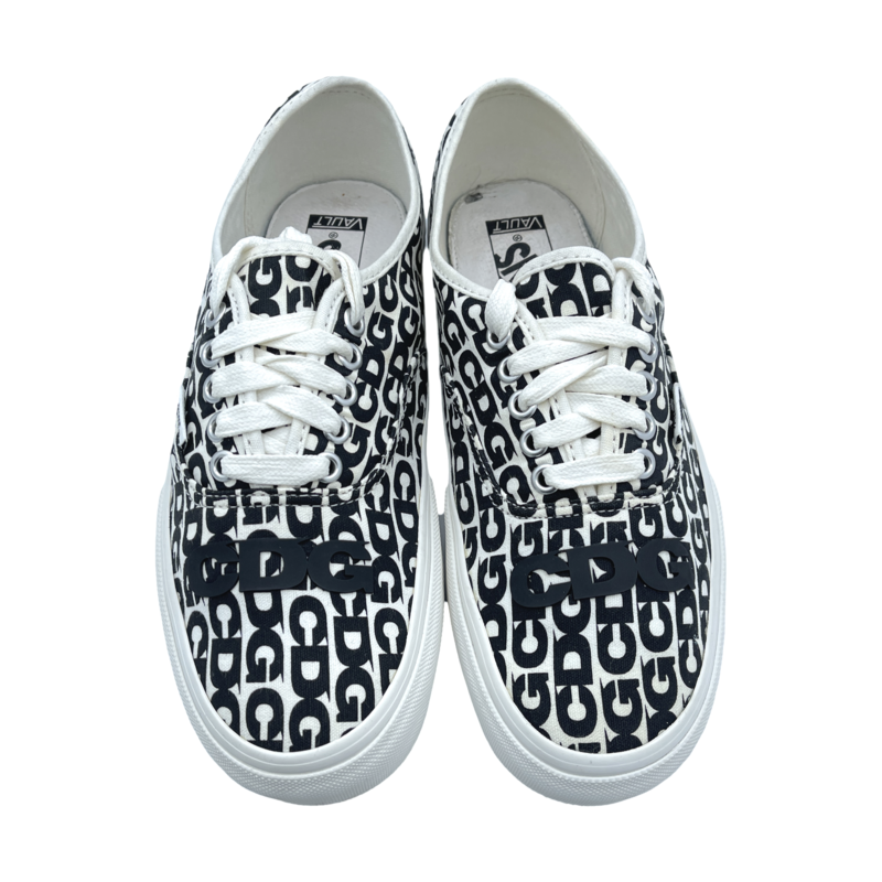 Vans Authentic Comme des Garcons White Heel Tab