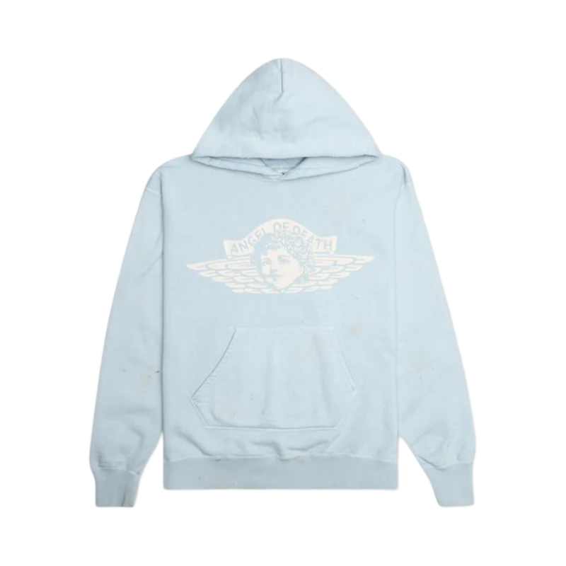 Saint Mxxxxxx Angel of Death Hoodie Blue