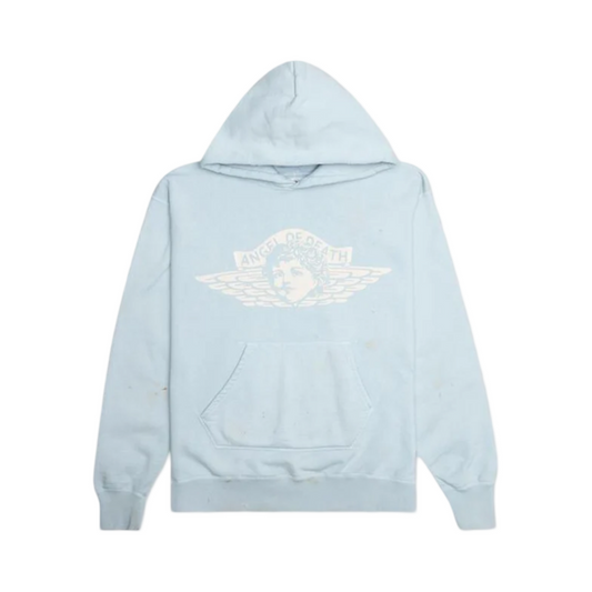 Saint Mxxxxxx Angel of Death Hoodie Blue