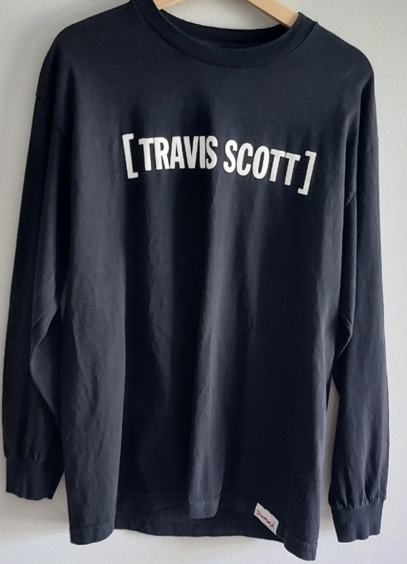 Travis Scott x Diamond Black Long Sleeve Tee