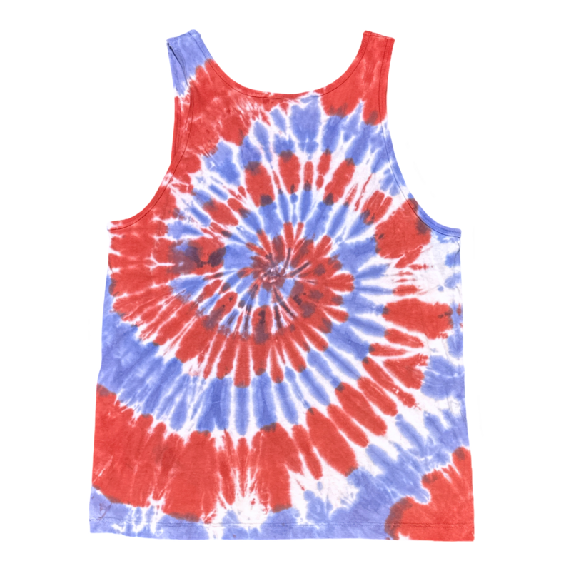 Stussy Tie Dye Tank Top Red -M