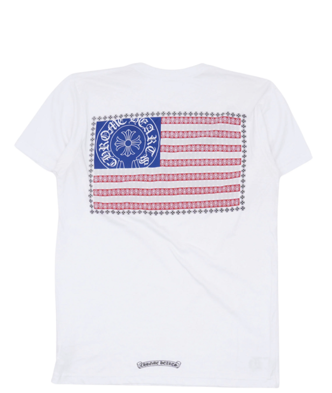 chrome hearts flag tee