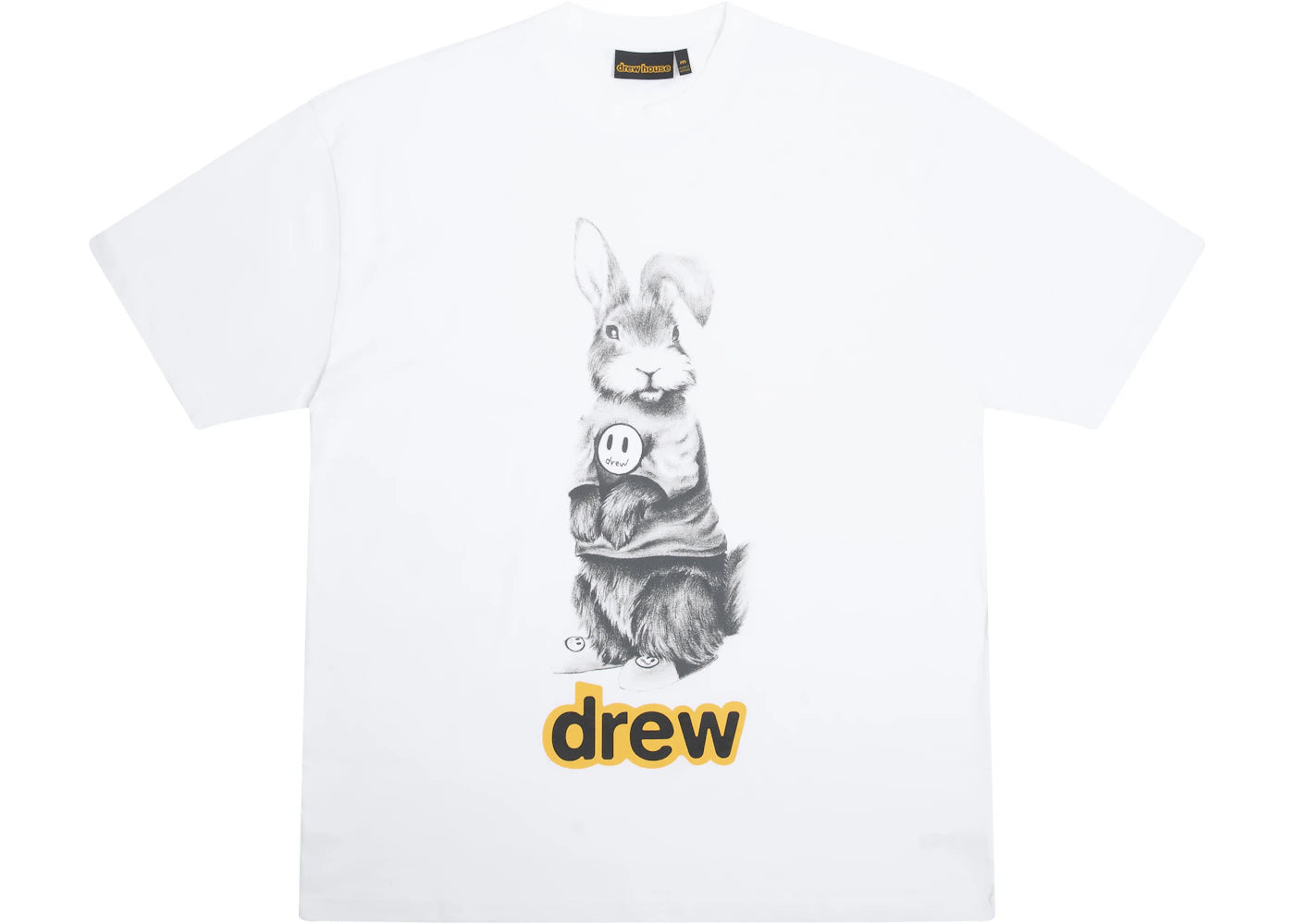 drew house real jackie ss t-shirt white