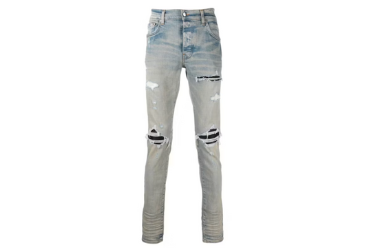 Amiri animal print jeans